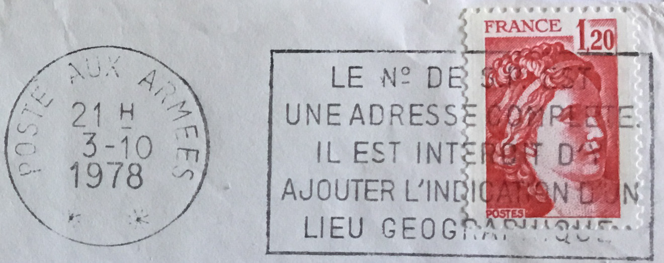 Poste aux armées